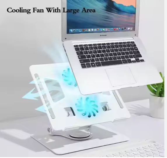 Support PC avec Ventilateur